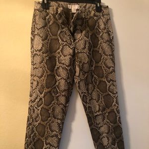 Snake skin Michael Kors pants